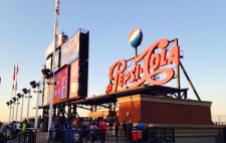 Pepsi Cola Sign at the New York Mets